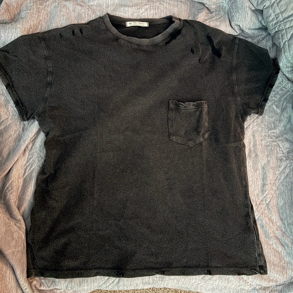 We The Free distressed tee shirt